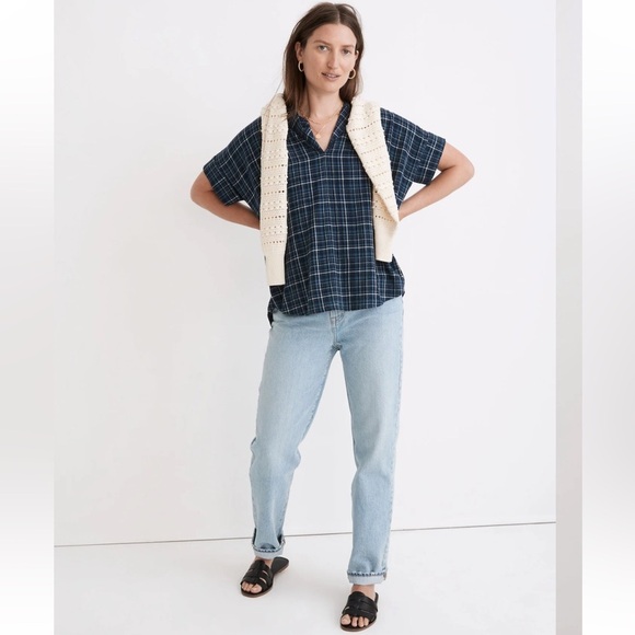 Madewell Tops - Madewell Swenson Popover Flannel Shirt